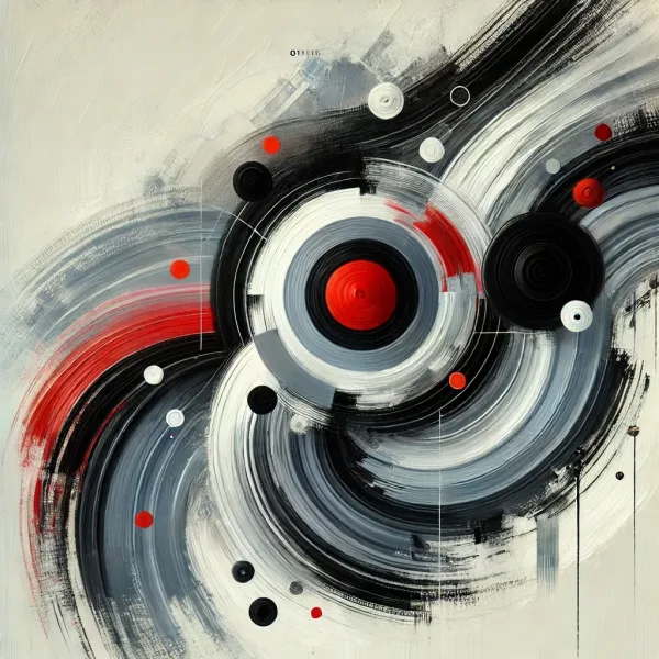 DALL·E-2025-02-17-13.47.46-A-minimalist-abstract-painting-representing-digital-marketing.-The-image-features-expressive-broad-circular-brushstrokes-in-black-white-and-grey-wi